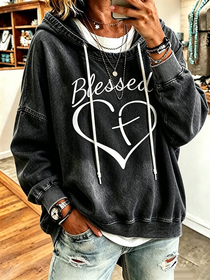 Women's  Faith Over Fear Printing  Top