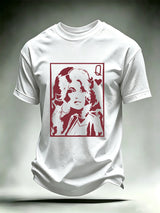 Men's Queen of Hearts Shirt Country Music Graphic Tee