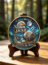 Unisex Retro Jackie Pin-Back Button