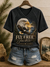 Women's Fly Free Jackie Print Tee