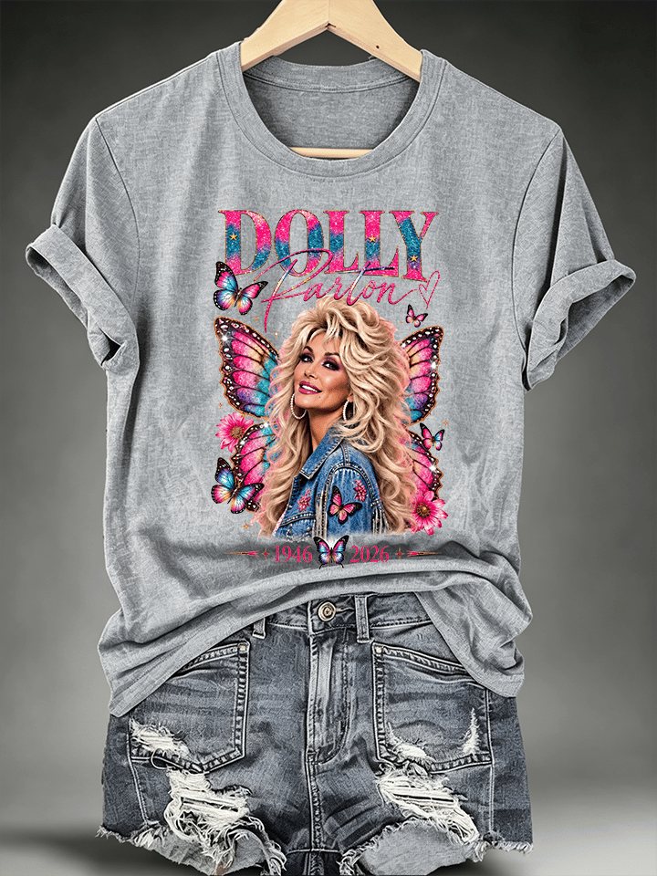 Women's Vintage Country Music Tribute Parton Tour T-Shirt