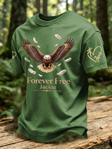 Men's Retro Forever Free Jackie Print T-Shirt