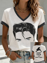 Women's The King of Rock 'N' Roll Print T-shirt