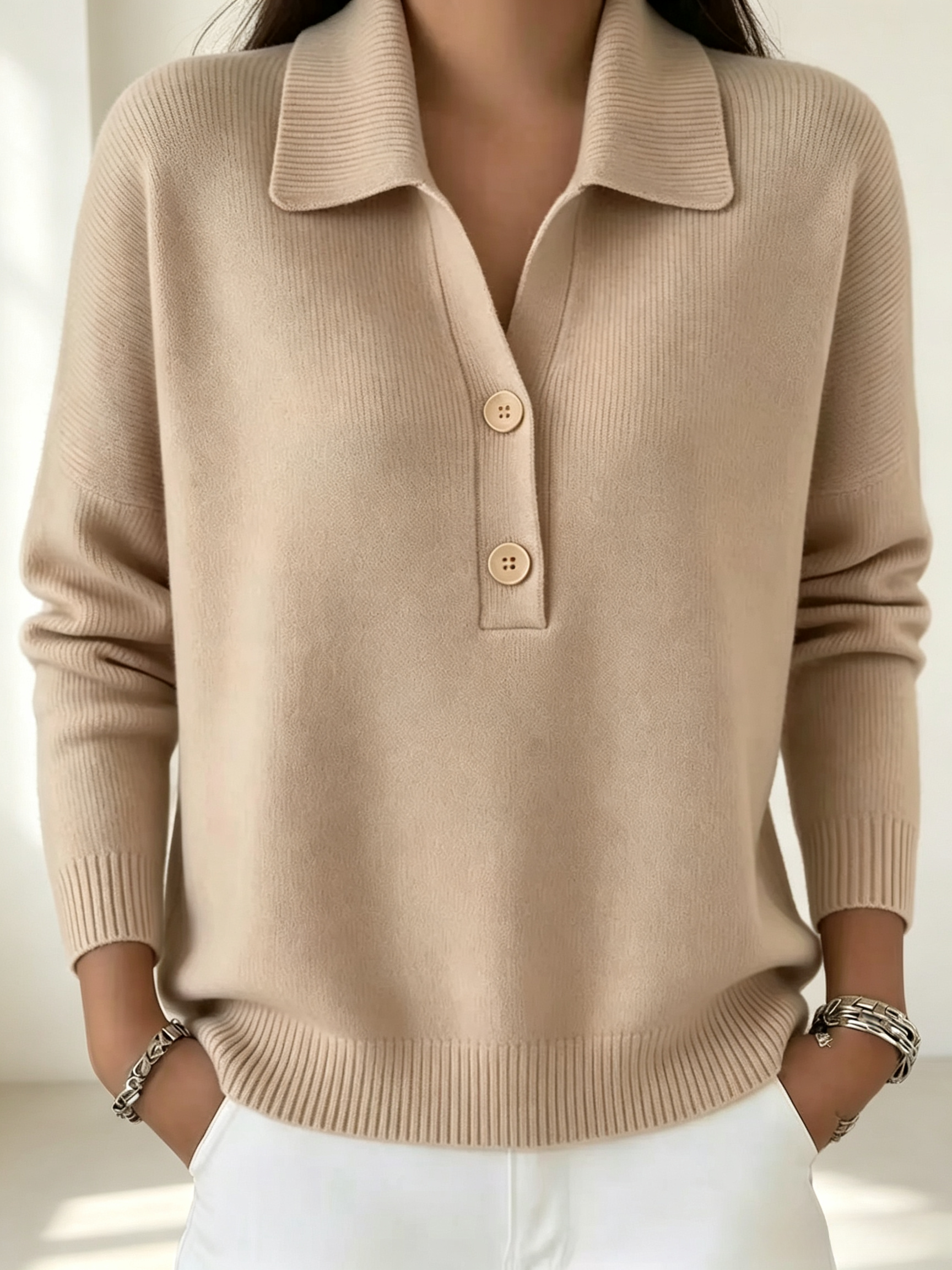 FALL SALE🔥 Women's V-neck Cashmere Sweater