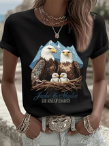 Women's Jackie & Shadow Print Casual T-Shirt