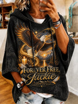 Women'S Casual Bald Eagle "Jackie" Print Top