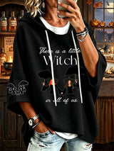 Women's There's A Little Witch In All Of Us Print Hooded Sweatshirt
