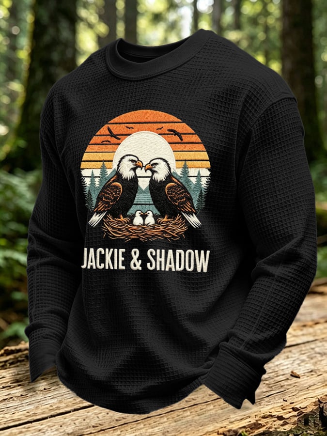 Men's Retro Jackie And Shadow Printing T-Shirts