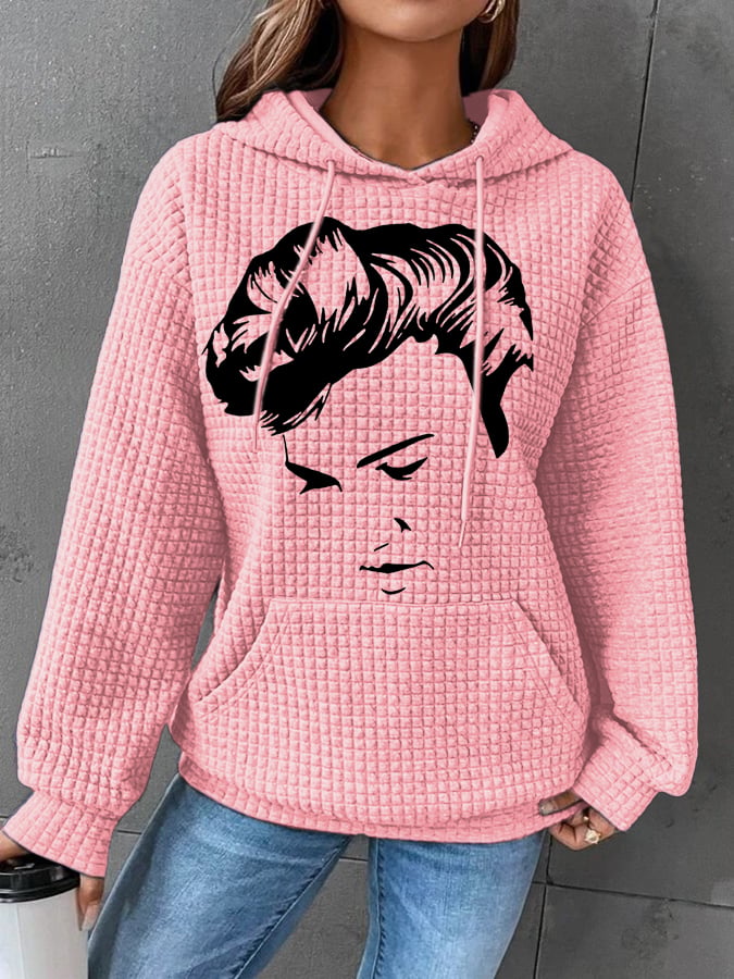Women's Vintage Print Casual Sweatshirt