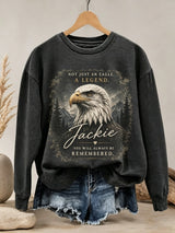 Women's "MESS WITH JACKIE AT YOUR OWN RISK" Crew Neck Sweatshirt