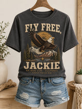 Women's Fly Free Jackie Print Tee