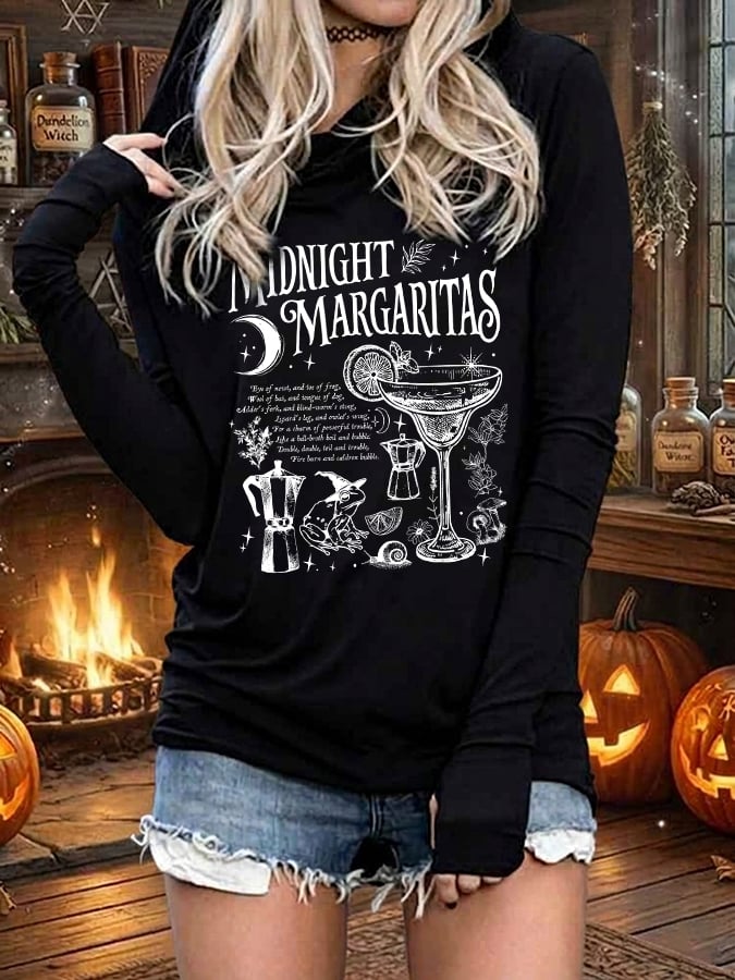 Women's Midnight Margaritas Printed Top