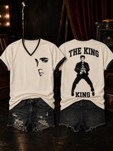 Women's The King of Rock 'N' Roll Print T-shirt