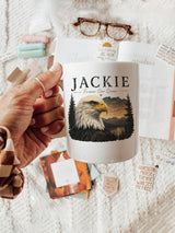 Retro Jackie Forever Our Queen Print Mug