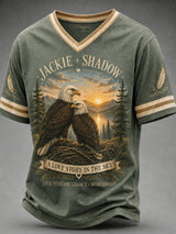 Men's Bald Eagle Jackie Print T-Shirt