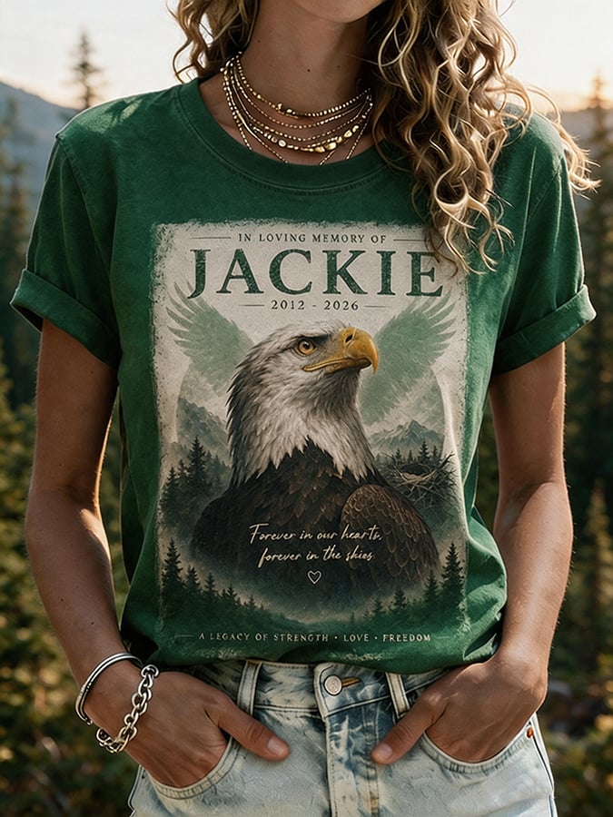 Deepest Condolences To Jackie, May You Rest In Peace. Printed T-Shirt