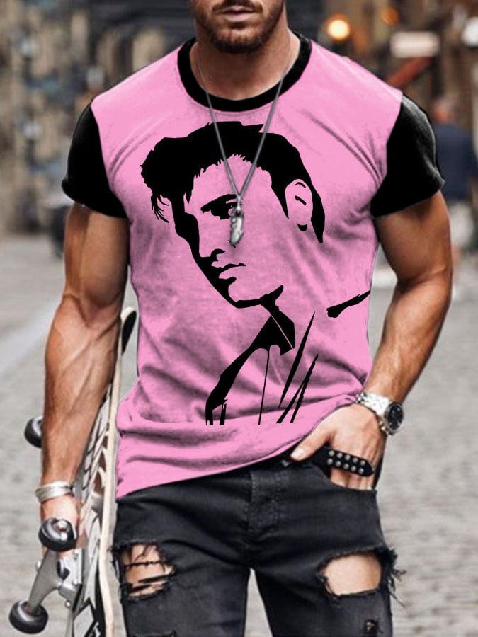 Men'S Music Festival Print T-Shirt