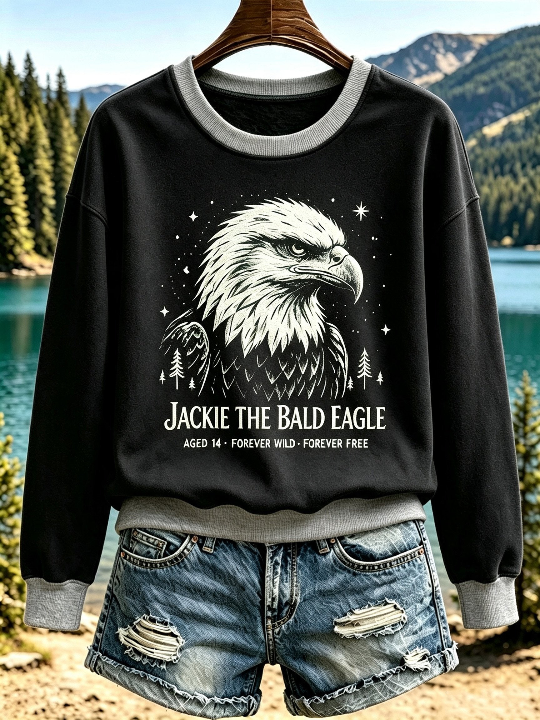 Women's Animal-Print Casual Sweatshirt