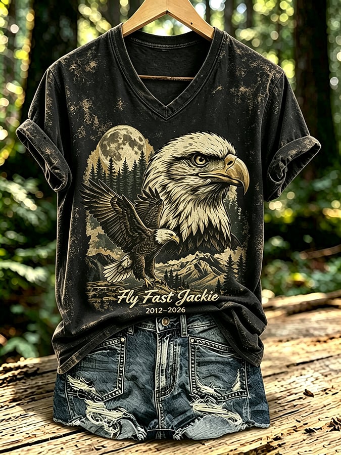 Women's Jackie And Shadow Printed T-shirt