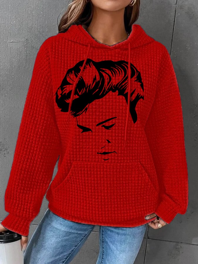 Women's Vintage Print Casual Sweatshirt