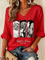 Women's Casual Print Short-Sleeve T-Shirt