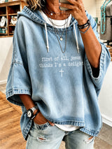 Women's  "Faith" Print Casual Top