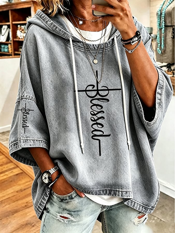 Women's  Faith Over Fear Printing  Top