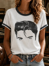 Women's The King of Rock 'N' Roll Print T-shirt