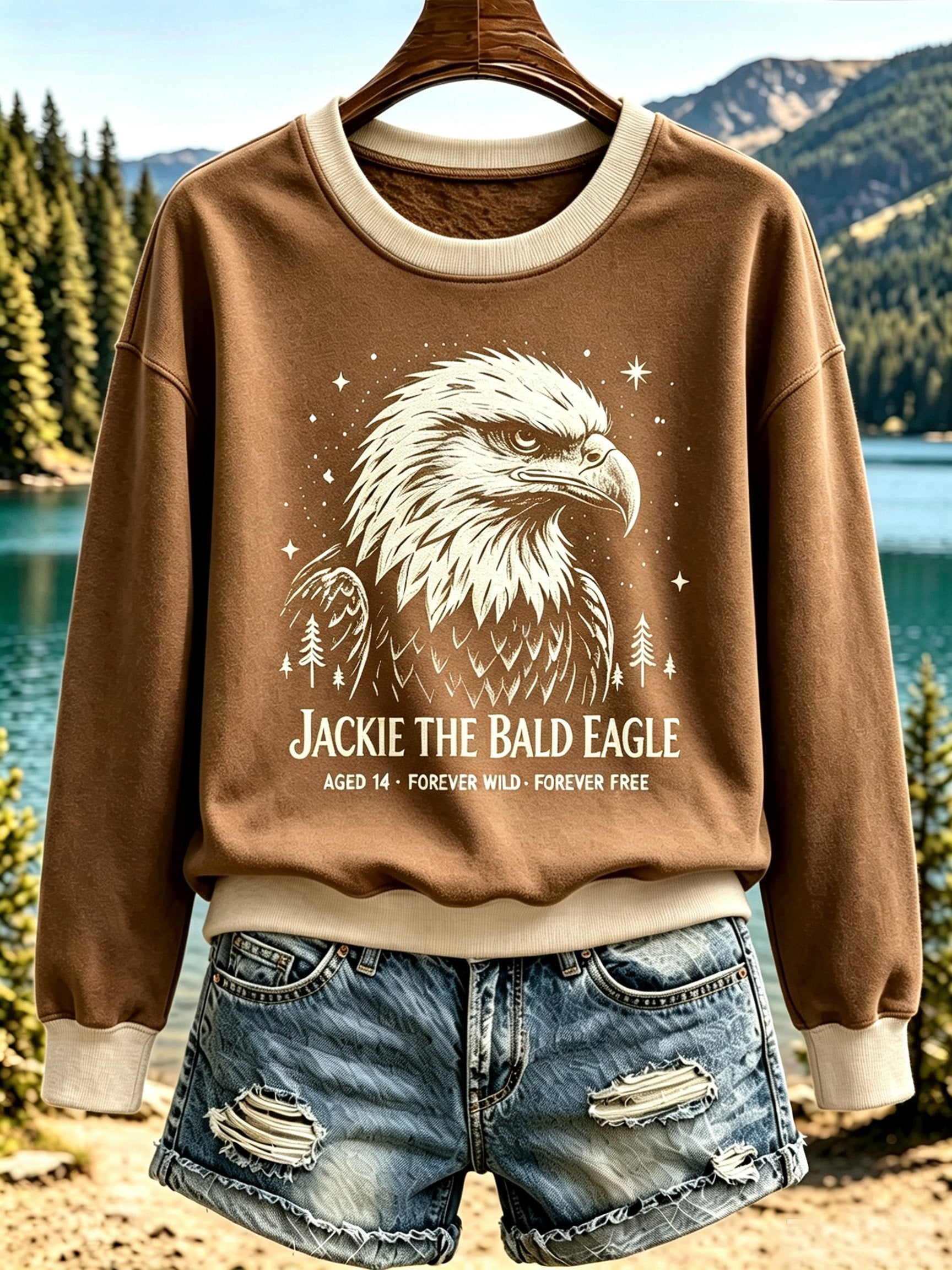 Women's Animal-Print Casual Sweatshirt
