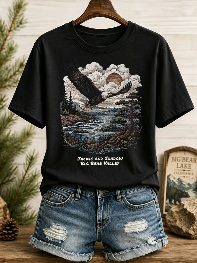 Women's Jackie And Shadow Printed T-shirt