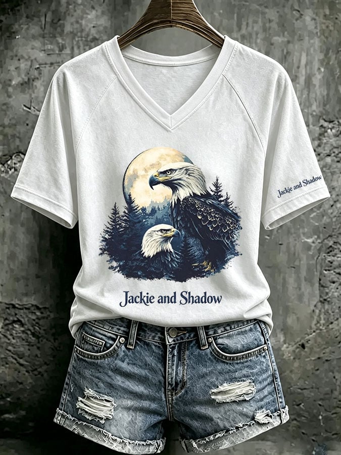 Women's Casual Printed Short-Sleeve T-Shirt