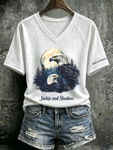Women's Casual Printed Short-Sleeve T-Shirt