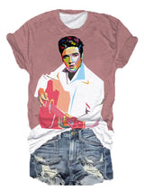 Women's Legendary Actor Singer Pop Art Print Tee