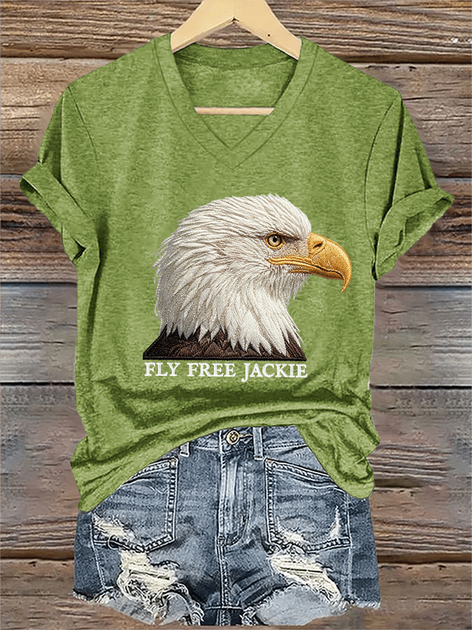 Women's Fly Free Jackie Print T-shirt
