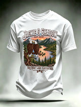 Men's JACKIE & SHADOW Print Crew-Neck T-Shirt