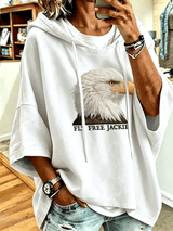 Women's Fly Free Jackie Print Hooded Sweatshirt