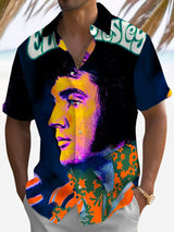 Vacation Music Short Sleeve Pocket Shirt