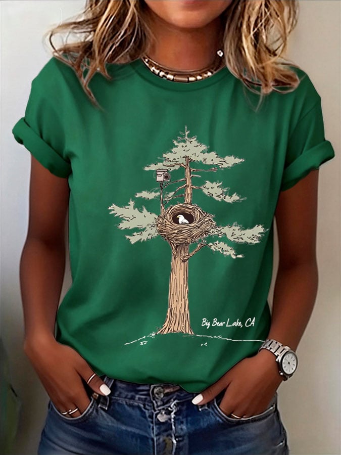 Women's Jackie And Shadow Printed T-shirt