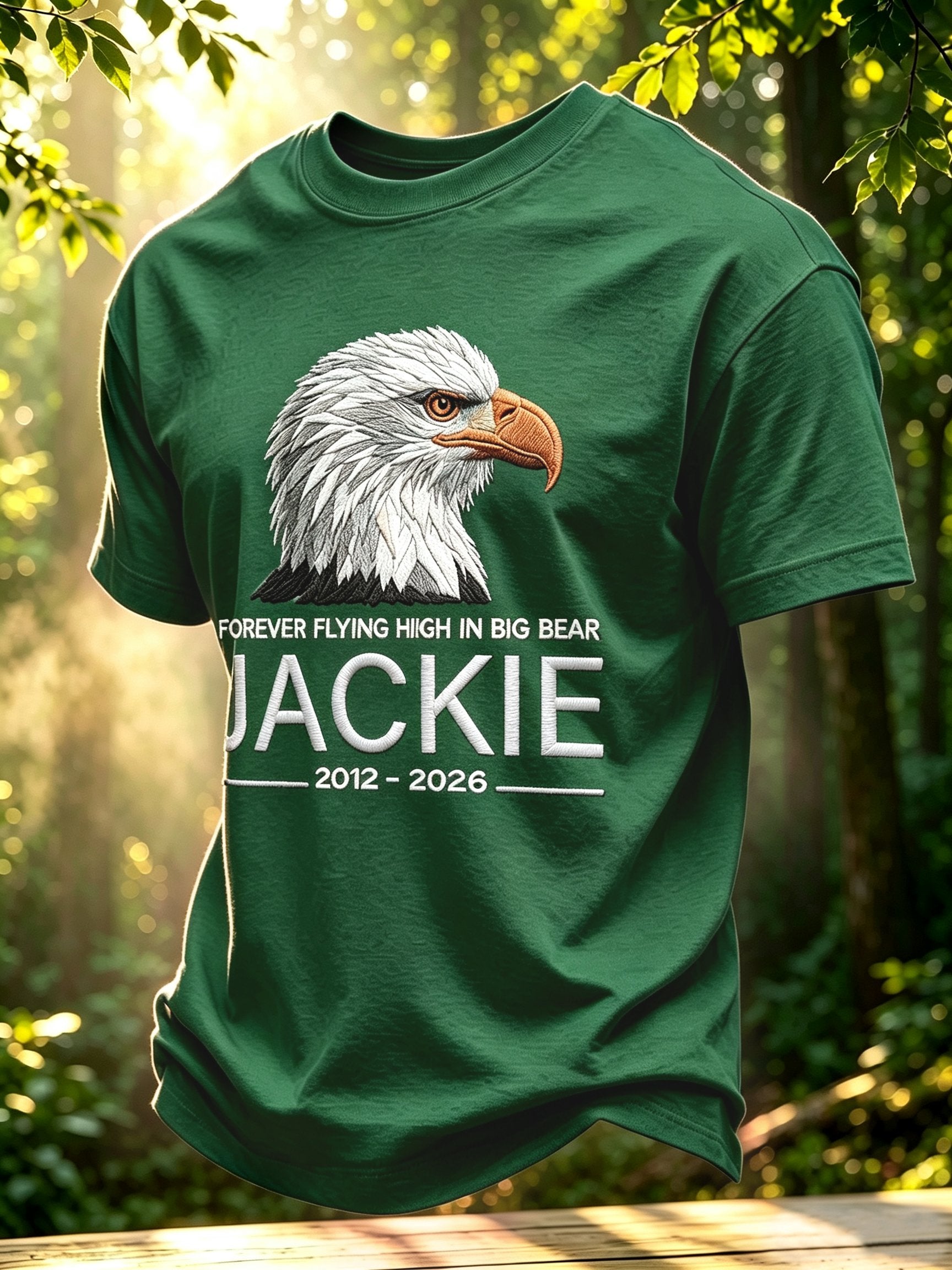 Men's Forever Over Big Bear, Fly Free Jackie Printed Casual Tops