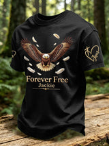 Men's Retro Forever Free Jackie Print T-Shirt