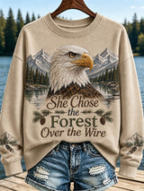 Women's Casual Animal Print Top
