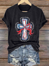 Women'S Casual One Nation Under God T-Shirt