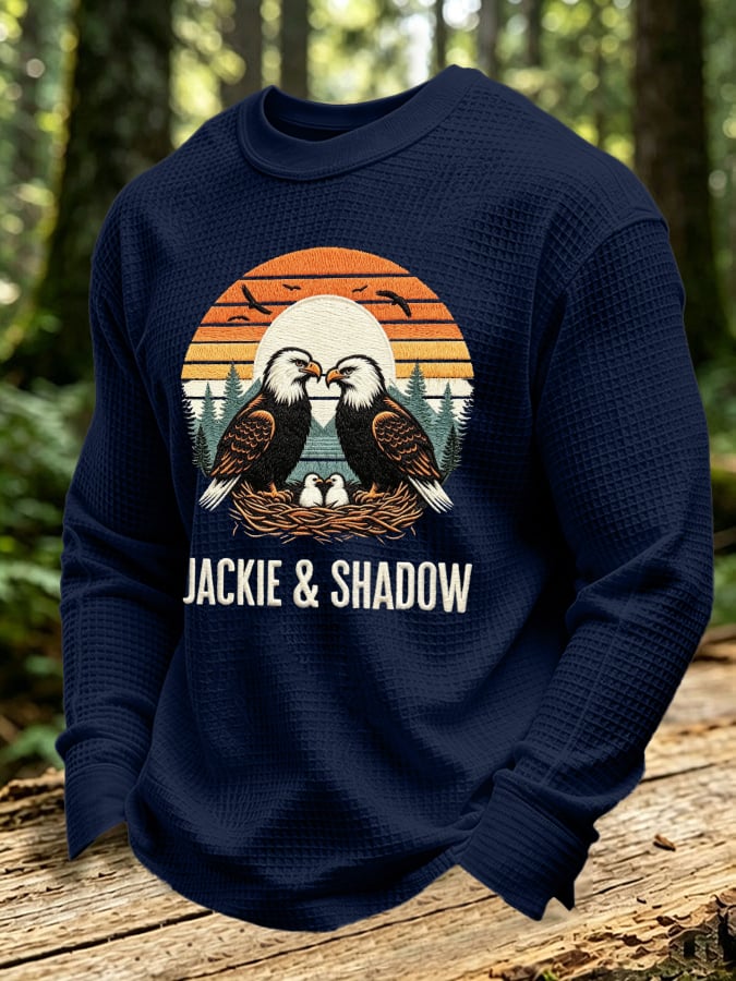 Men's Retro Jackie And Shadow Printing T-Shirts