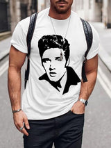 Men's Legendary Singer Print T-Shirt