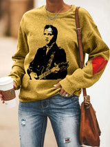Women's Silhouette Print Souvenir Sweatshirt