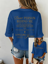 Women's Love Like Jesus Faith T-shirt