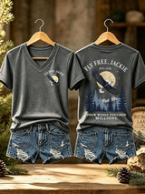 Women's Fly Free Jackie Print T-shirt