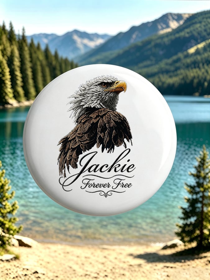 Bald Eagle "Jackie" Badge