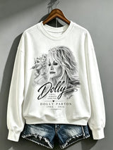 Women's Casual Printed Long-Sleeve Sweatshirt