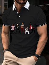 Men's Rock Singer Polo Shirt